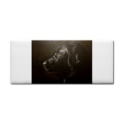 Black Lab Hand Towel by LabsandRetrievers