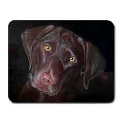 Inquisitive Chocolate Lab Small Mouse Pad (rectangle)