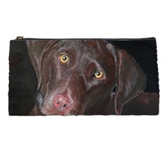 Inquisitive Chocolate Lab Pencil Case