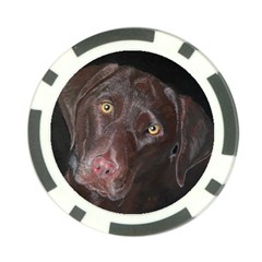 Inquisitive Chocolate Lab Poker Chip (10 Pack) by LabsandRetrievers