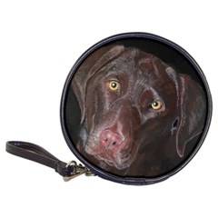 Inquisitive Chocolate Lab Cd Wallet by LabsandRetrievers