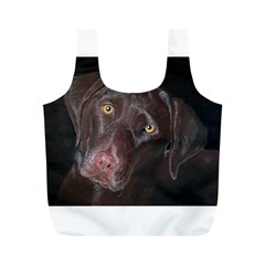 Inquisitive Chocolate Lab Reusable Bag (m) by LabsandRetrievers