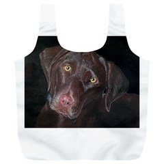 Inquisitive Chocolate Lab Reusable Bag (xl) by LabsandRetrievers