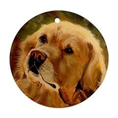 Golden Retriever Round Ornament by LabsandRetrievers