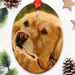 Golden Retriever Oval Ornament by LabsandRetrievers