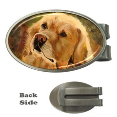 Golden Retriever Money Clip (oval) by LabsandRetrievers