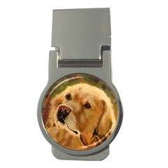 Golden Retriever Money Clip (round) by LabsandRetrievers