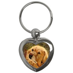 Golden Retriever Key Chain (heart)