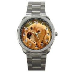 Golden Retriever Sport Metal Watch