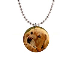 Golden Retriever Button Necklace by LabsandRetrievers