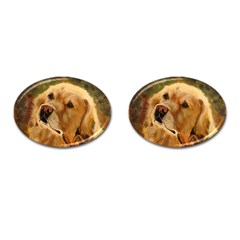 Golden Retriever Cufflinks (oval) by LabsandRetrievers