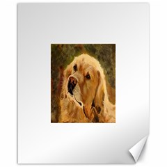 Golden Retriever Canvas 16  X 20  (unframed)