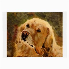 Golden Retriever Glasses Cloth (large, Two Sided)