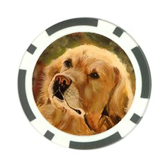 Golden Retriever Poker Chip by LabsandRetrievers