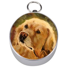 Golden Retriever Silver Compass