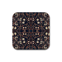 Victorian Style Grunge Pattern Drink Coasters 4 Pack (square)