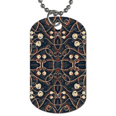 Victorian Style Grunge Pattern Dog Tag (one Sided) by dflcprints