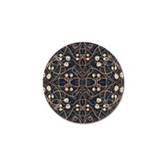 Victorian Style Grunge Pattern Golf Ball Marker 4 Pack