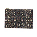 Victorian Style Grunge Pattern Cosmetic Bag (Large) Front