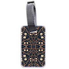 Victorian Style Grunge Pattern Luggage Tag (two Sides)