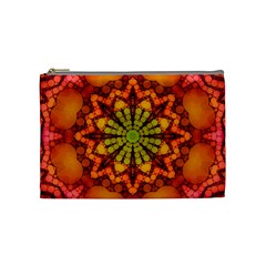 Florescent Abstract Cosmetic Bag (medium)