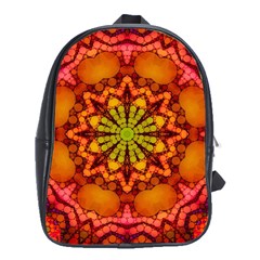 Florescent Abstract School Bag (xl)