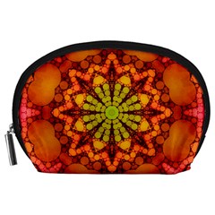 Florescent Abstract Accessory Pouch (large)