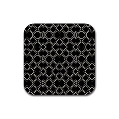 Geometric Abstract Pattern Futuristic Design  Drink Coaster (square)