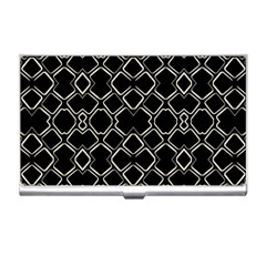 Geometric Abstract Pattern Futuristic Design  Business Card Holder