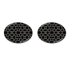 Geometric Abstract Pattern Futuristic Design  Cufflinks (oval) by dflcprints