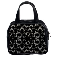 Geometric Abstract Pattern Futuristic Design  Classic Handbag (two Sides) by dflcprints