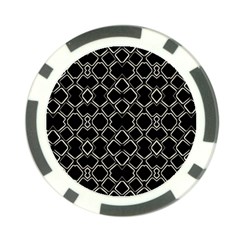 Geometric Abstract Pattern Futuristic Design  Poker Chip (10 Pack) by dflcprints