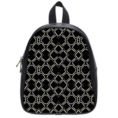 Geometric Abstract Pattern Futuristic Design  School Bag (small)