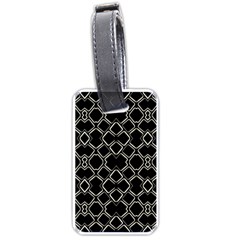 Geometric Abstract Pattern Futuristic Design  Luggage Tag (one Side)