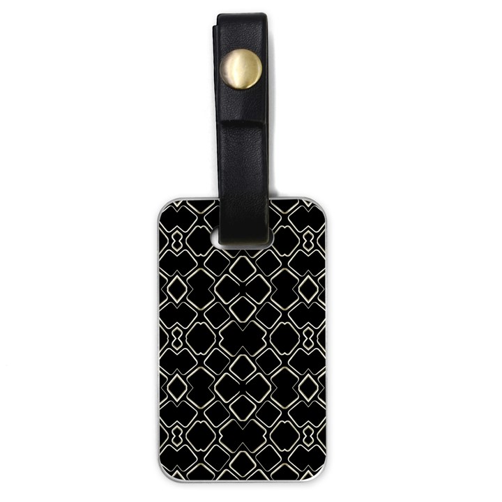 Geometric Abstract Pattern Futuristic Design  Luggage Tag (One Side)