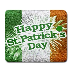 Happy St  Patricks Day Grunge Style Design Large Mouse Pad (rectangle) by dflcprints