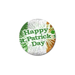 Happy St  Patricks Day Grunge Style Design Golf Ball Marker 4 Pack by dflcprints