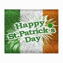 Happy St  Patricks Day Grunge Style Design Glasses Cloth (small) by dflcprints