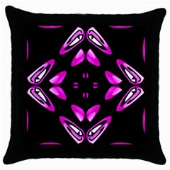 Abstract Pain Frustration Black Throw Pillow Case by FunWithFibro