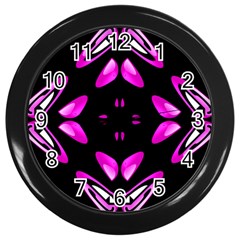 Abstract Pain Frustration Wall Clock (black)