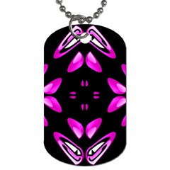 Abstract Pain Frustration Dog Tag (one Sided) by FunWithFibro