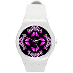 Abstract Pain Frustration Plastic Sport Watch (Medium) Front