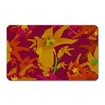 Tropical Hawaiian Style Lilies Collage Magnet (Rectangular) Front