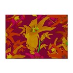 Tropical Hawaiian Style Lilies Collage A4 Sticker 100 Pack Front