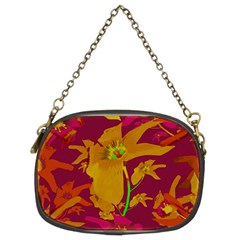 Tropical Hawaiian Style Lilies Collage Chain Purse (two Sided)  by dflcprints