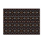 Tribal Dark Geometric Pattern03 A4 Sticker 100 Pack Front