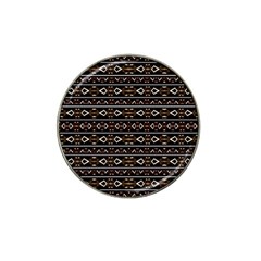 Tribal Dark Geometric Pattern03 Golf Ball Marker (for Hat Clip) by dflcprints