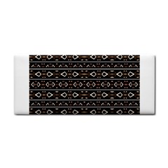 Tribal Dark Geometric Pattern03 Hand Towel by dflcprints