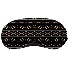 Tribal Dark Geometric Pattern03 Sleeping Mask