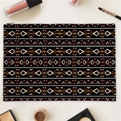 Tribal Dark Geometric Pattern03 Cosmetic Bag (xxl)